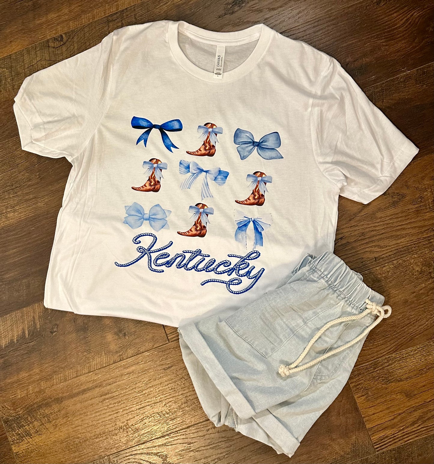 Kentucky coquette cowgirl boots tee