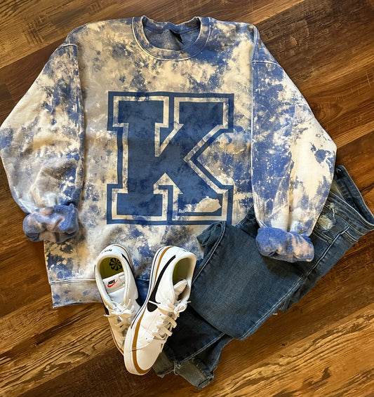 "K" Kentucky bleached crew